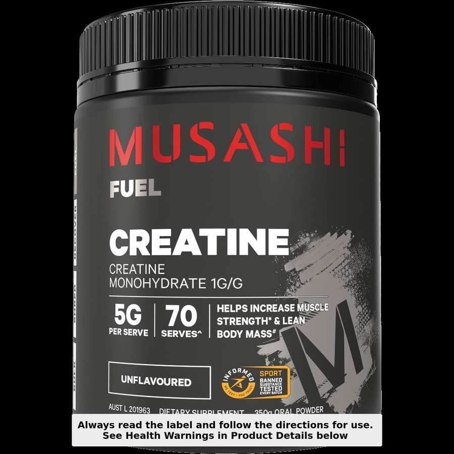 Musashi Creatine Monohydrate Unflavoured 350g