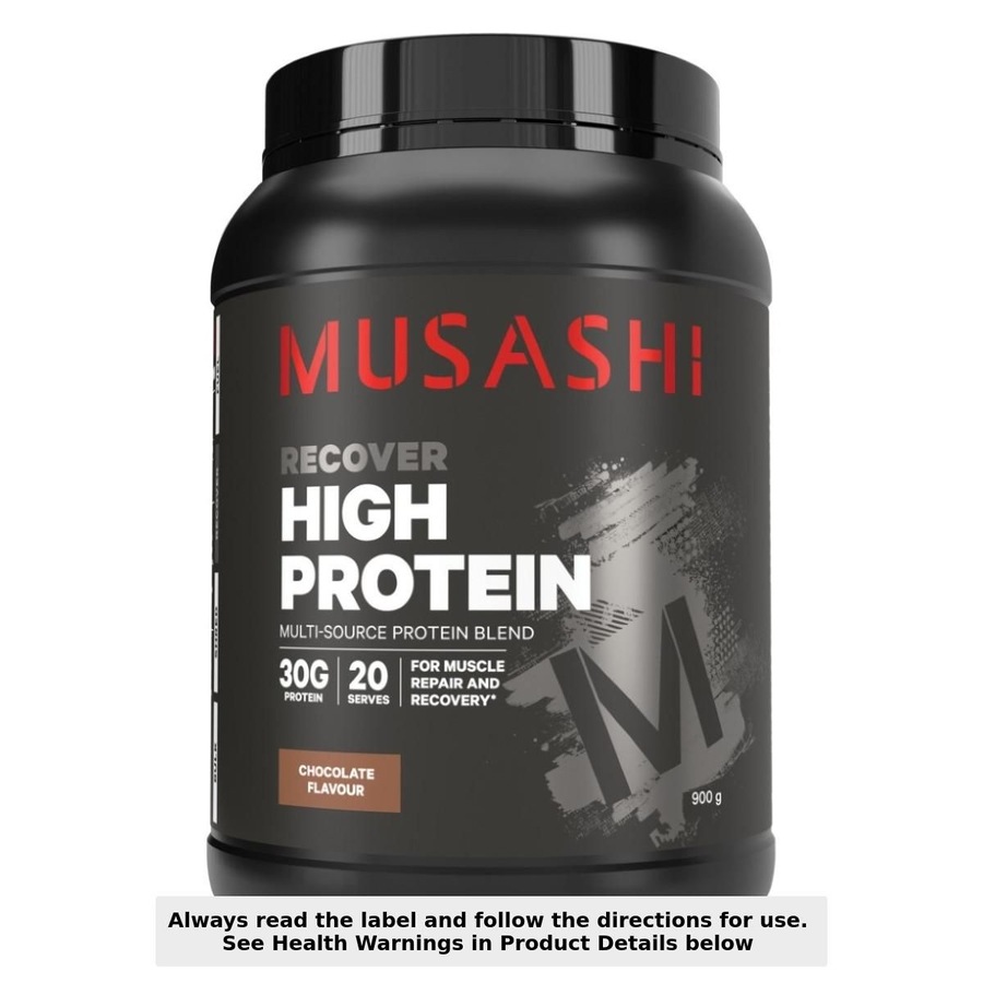 Musashi High Protein Powder Chocolate 900g