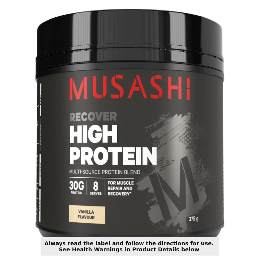 Musashi High Protein Powder Vanilla 375g