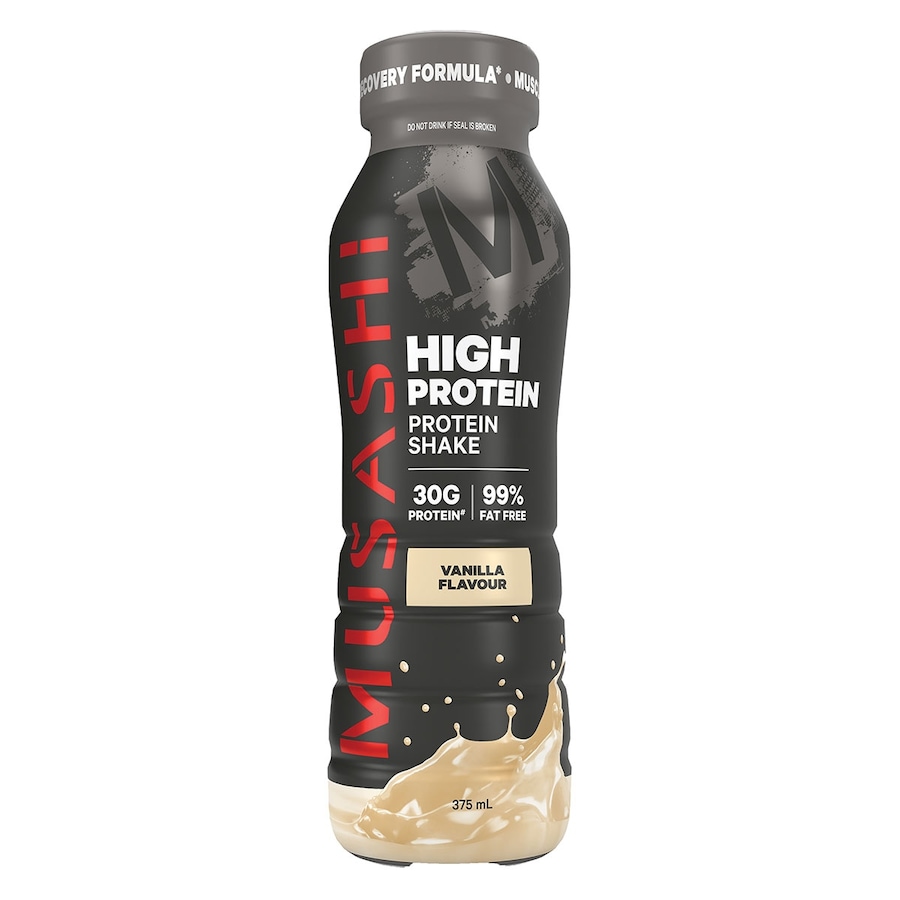 Musashi High Protein Shake Vanilla 375mL