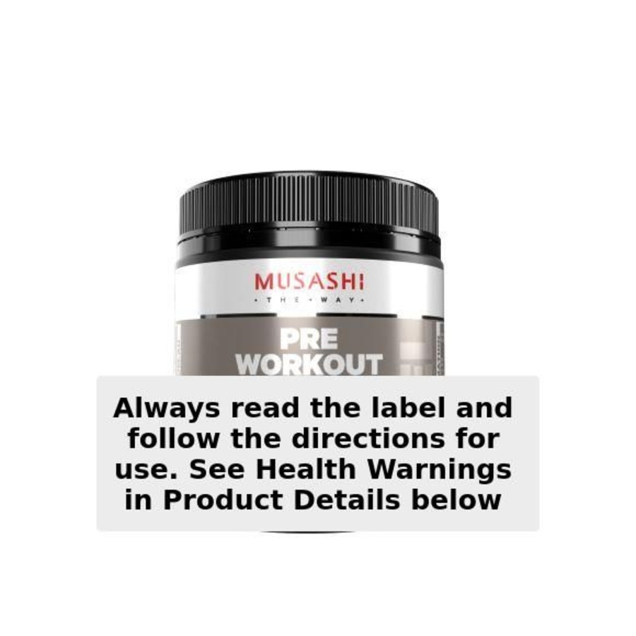 Musashi Pre Workout Purple Grape Flavour 225g