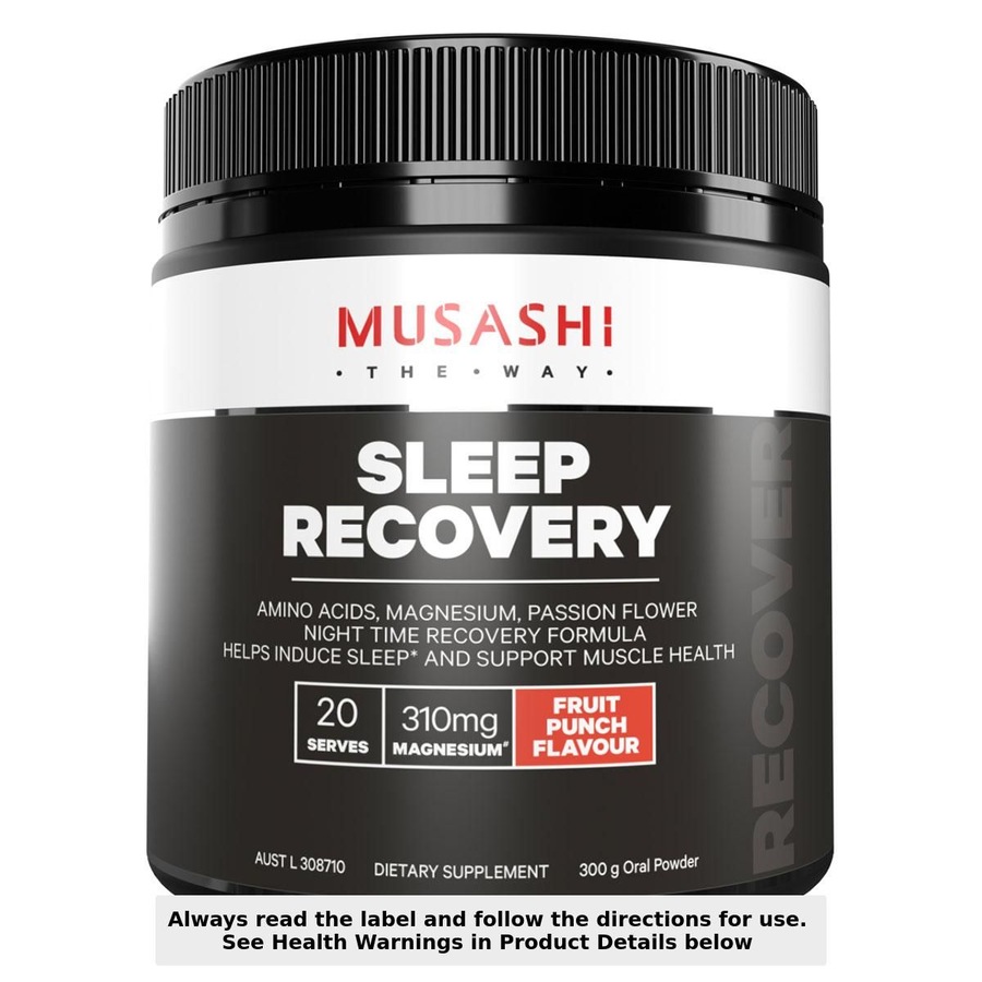 Musashi Sleep Recovery Powder Fruit Punch 300g