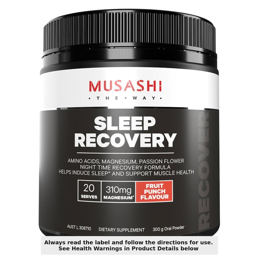 Musashi Sleep Recovery Powder Fruit Punch 300g