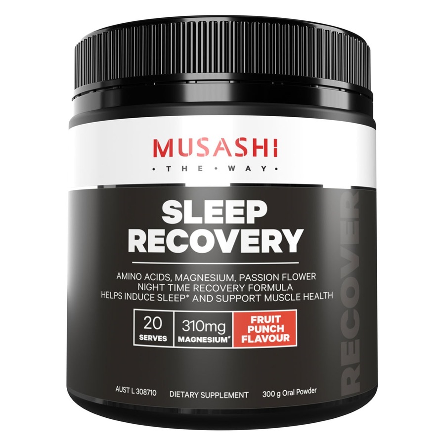 Musashi Sleep Recovery Powder Fruit Punch 300g