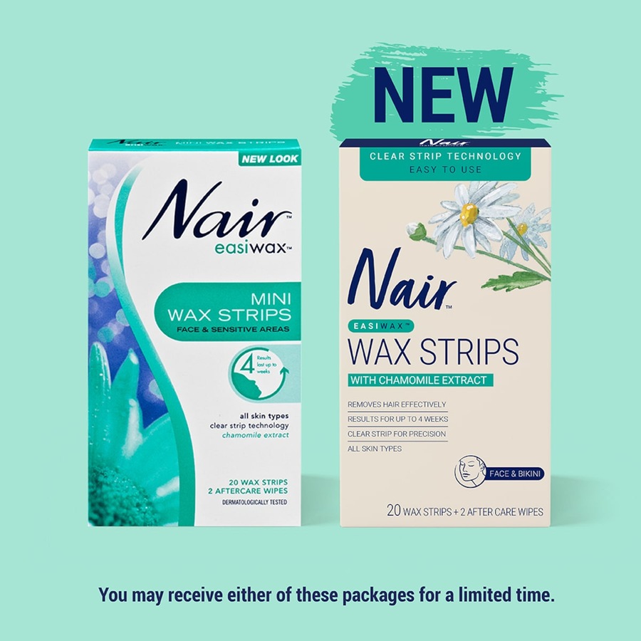 Nair Easiwax Mini Wax Strips 20 Pack
