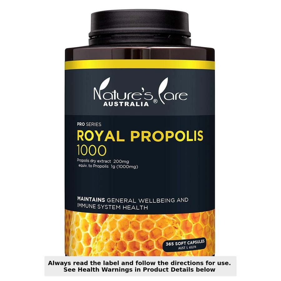 Nature's Care Pro Royal Propolis 1000 - 365 Capsules