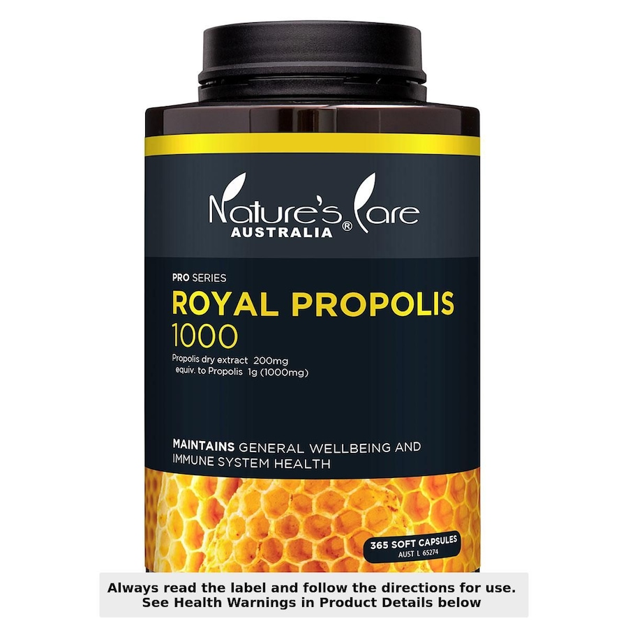 Nature's Care Pro Royal Propolis 1000 - 365 Capsules