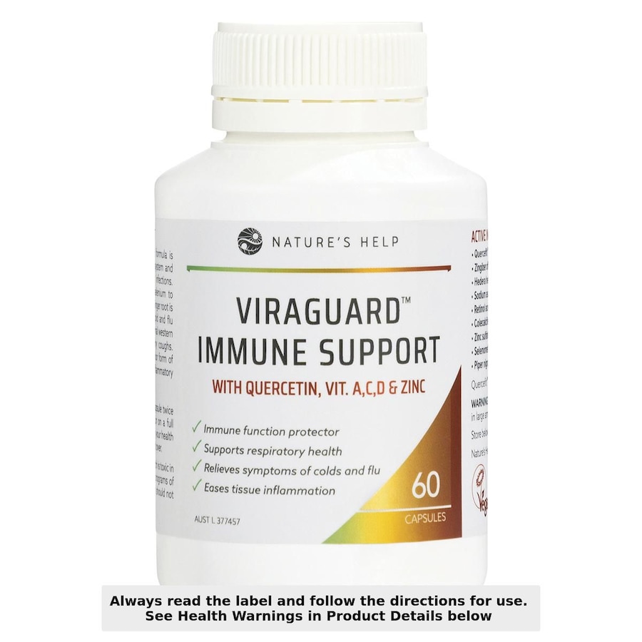 Nature's Help Viraguard Immune Support with Quercetin 60 Capsules