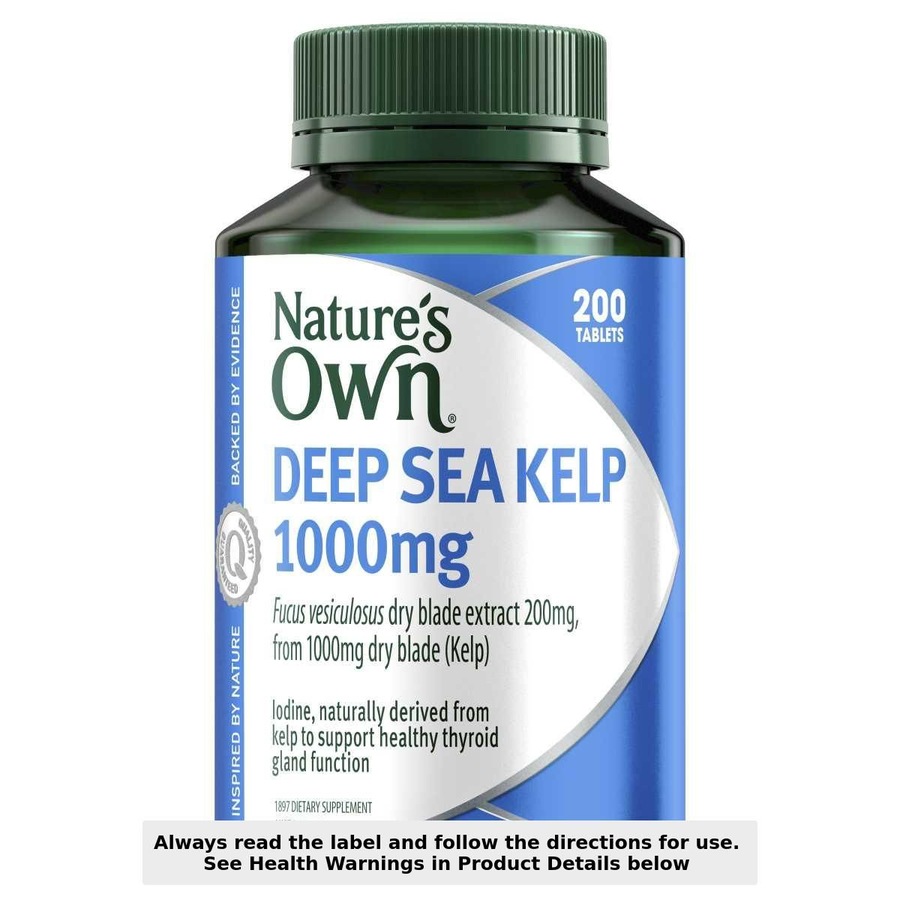 Nature's Own Kelp 1000mg 200 Tablets