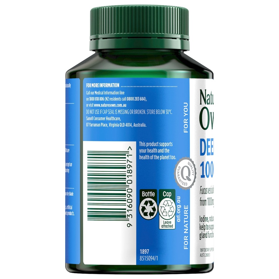 Nature's Own Kelp 1000mg 200 Tablets