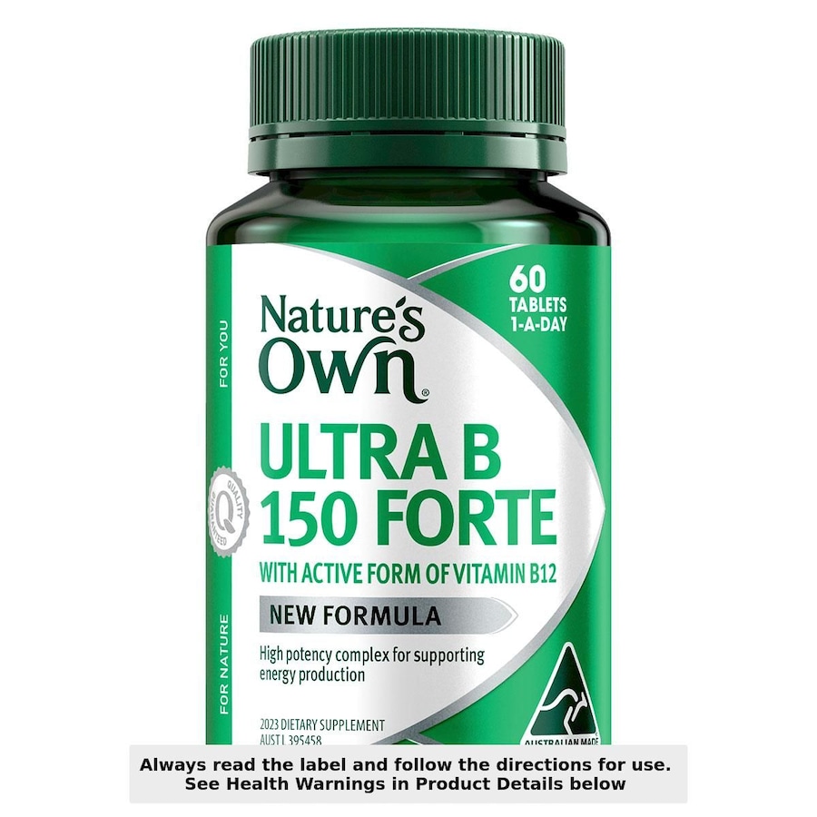 Nature's Own Ultra B 150 Forte 60 Tablets (New Formula)