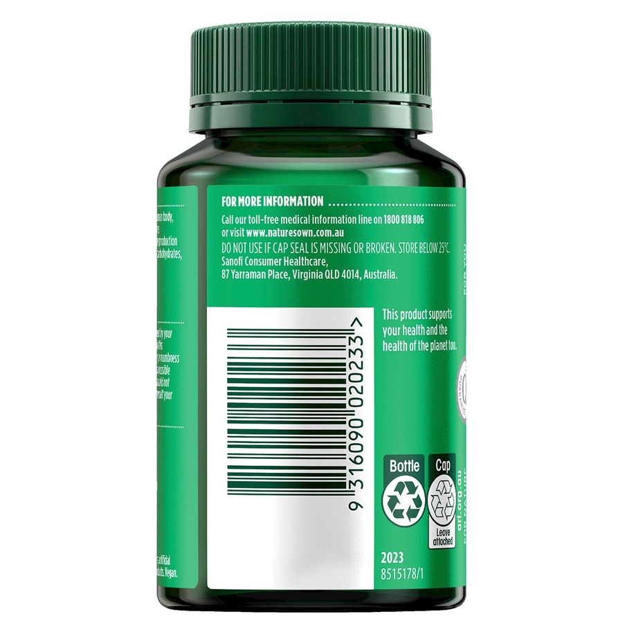 Nature's Own Ultra B 150 Forte 60 Tablets (New Formula)