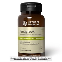Nature's Sunshine Fenugreek 529mg 100 Capsules
