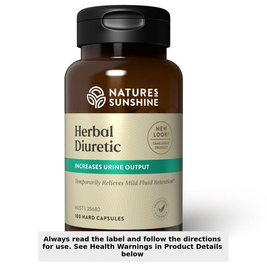 Nature's Sunshine Herbal Diuretic 415mg 100 Capsules
