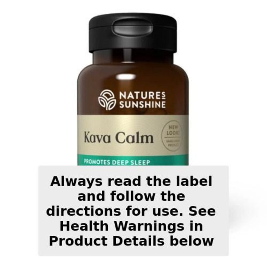 Natures Sunshine Kava Calm 60 Tablets