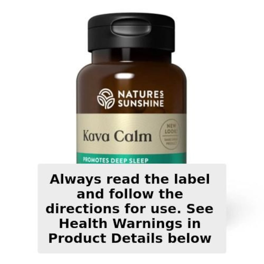 Natures Sunshine Kava Calm 60 Tablets