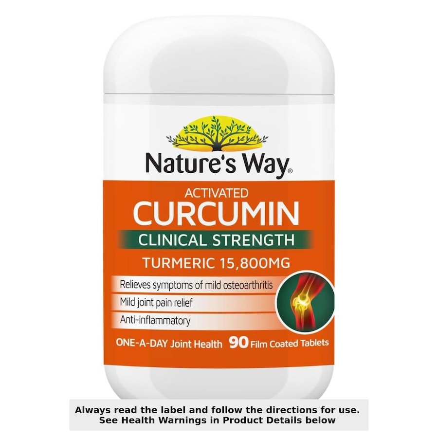 Nature's Way Activated Curcumin Clinical Strength 90 Tablets
