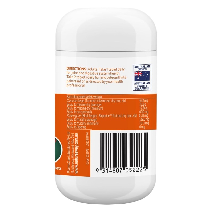 Nature's Way Activated Curcumin Clinical Strength 90 Tablets