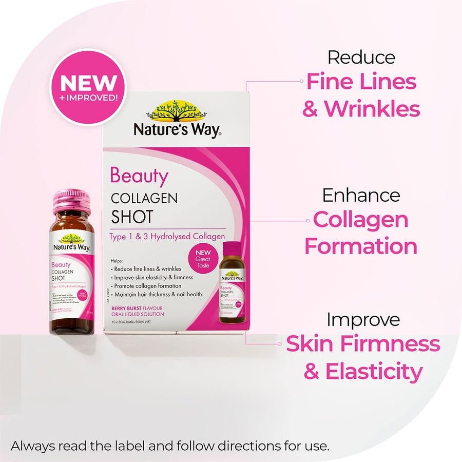 Nature's Way Beauty Collagen Shots 10 x 50ml