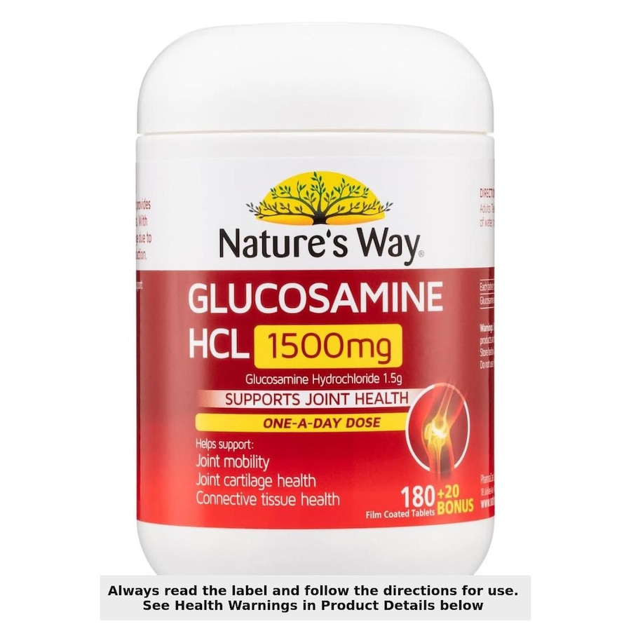 Nature's Way Glucosamine HCL 1500mg 200 Tablets