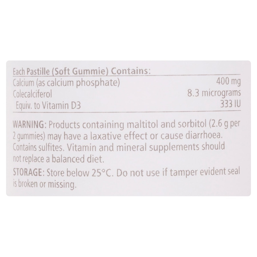 Nature's Way High Strength Adult Vita Gummies Calcium + Vitamin D 60 Pack