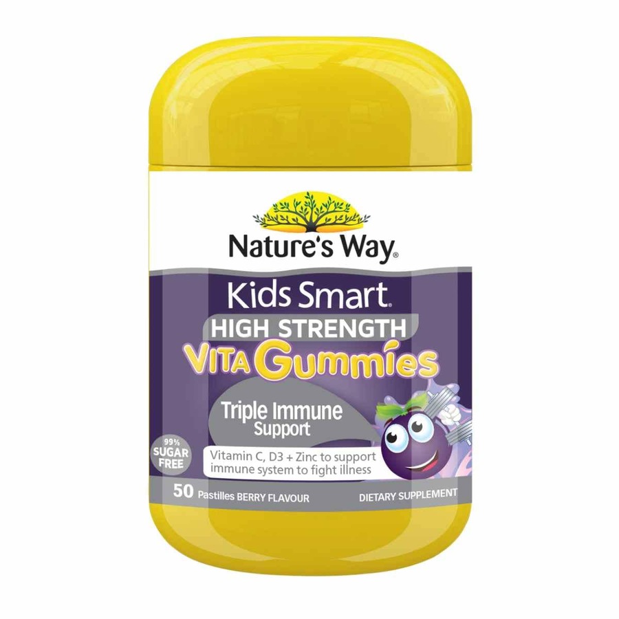 Nature's Way Kids Smart High Strength Vita Gummies Triple Immune Support 50 Pack