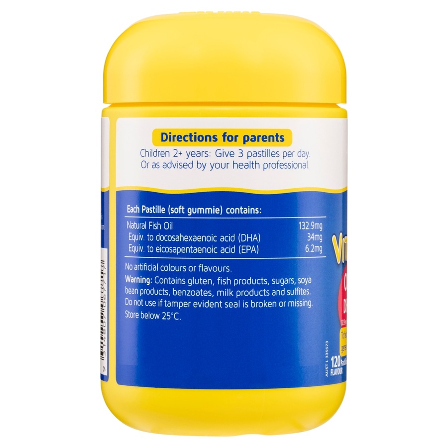 Nature's Way Kids Smart Vita Gummies Omega 3 Fish Oil Trio 120 Pack