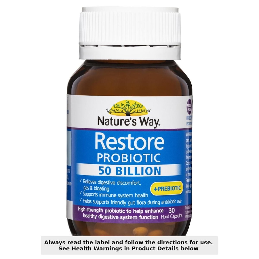 Nature's Way Restore Probiotic 50 Billion 30 Capsules