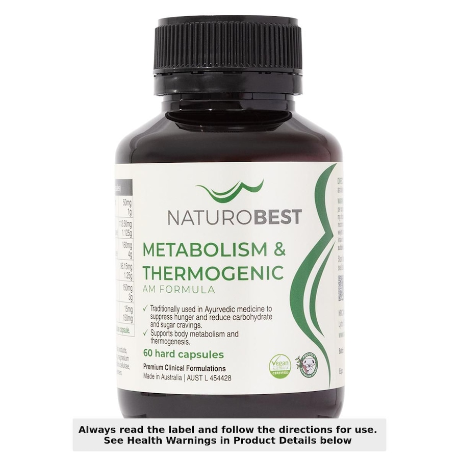 NaturoBest Metabolism & Thermogenic AM Formula 60 Capsules