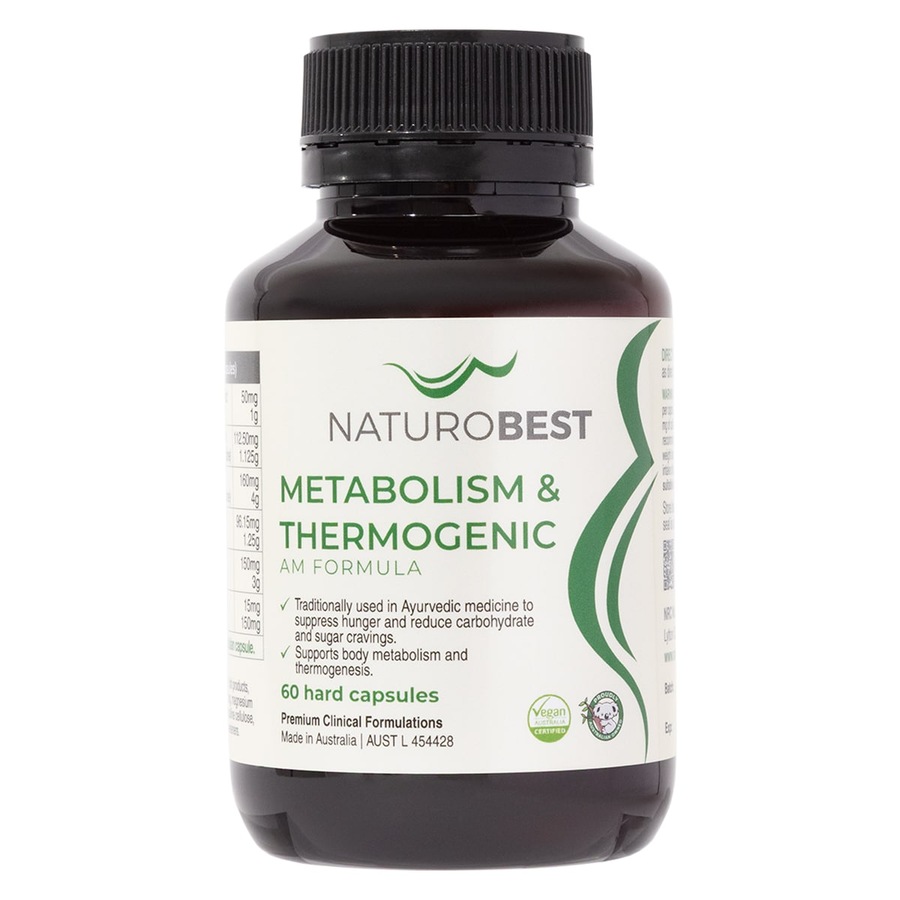 NaturoBest Metabolism & Thermogenic AM Formula 60 Capsules