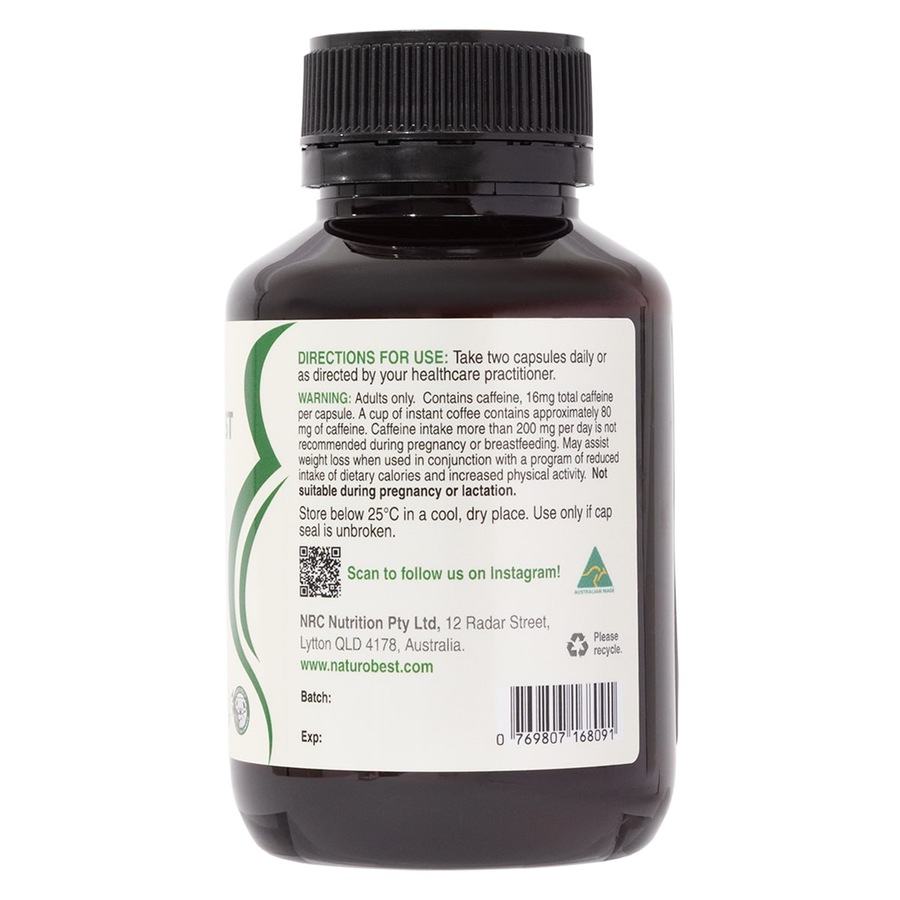 NaturoBest Metabolism & Thermogenic AM Formula 60 Capsules