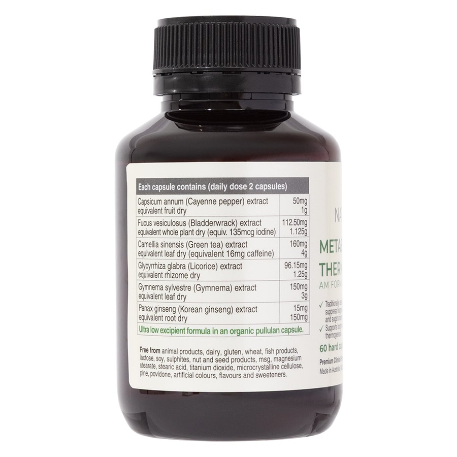 NaturoBest Metabolism & Thermogenic AM Formula 60 Capsules