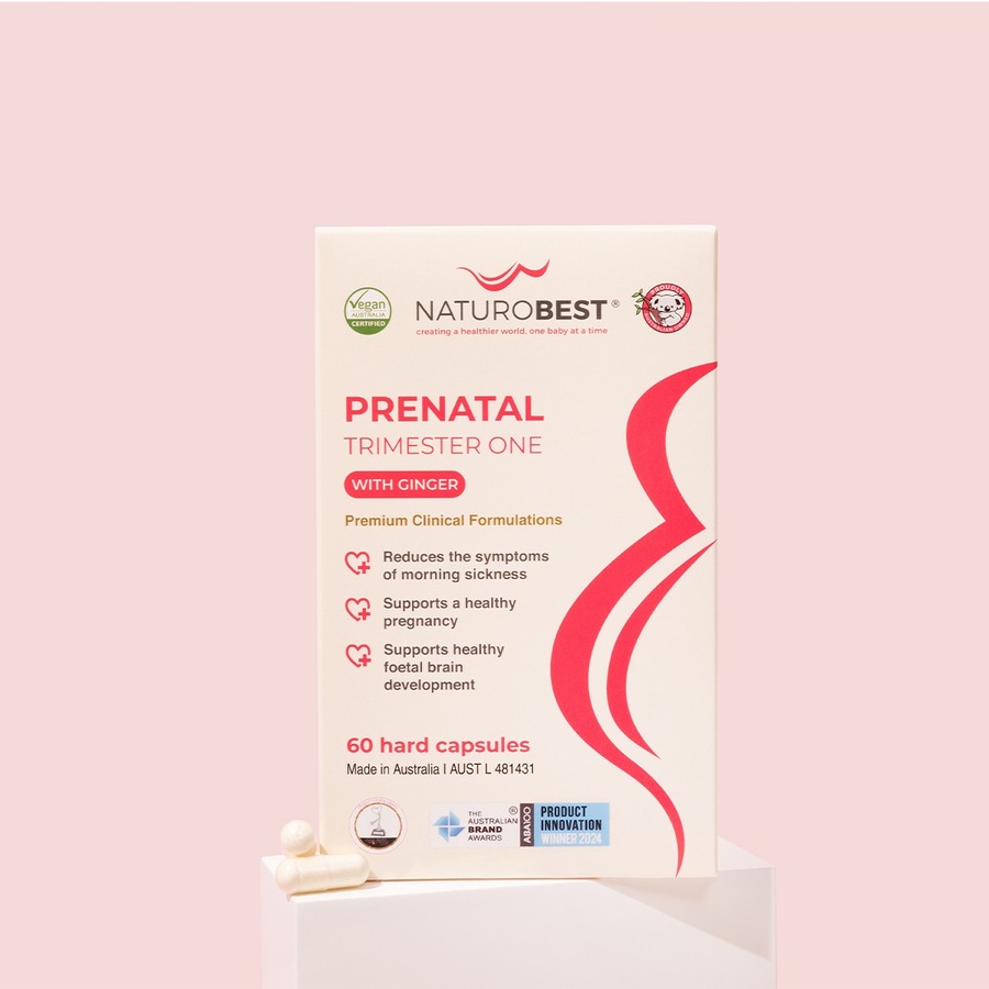 NaturoBest Prenatal Trimester One with Ginger 60 Capsules