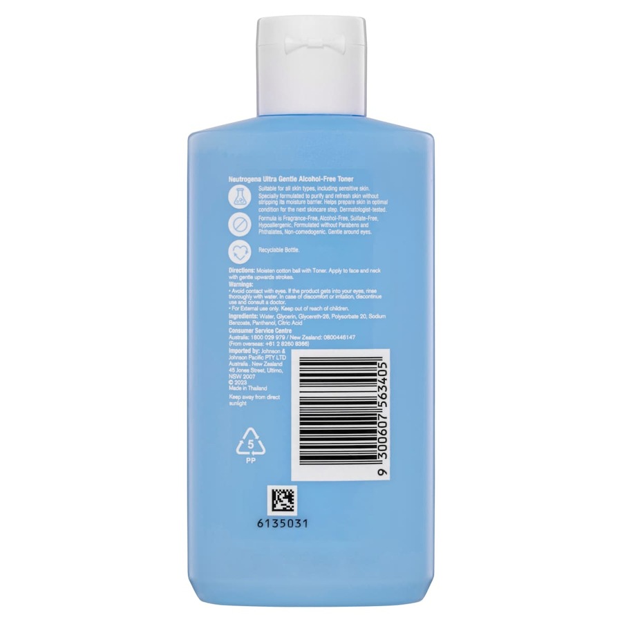 Neutrogena Ultra Gentle Alcohol-Free Toner 150ml