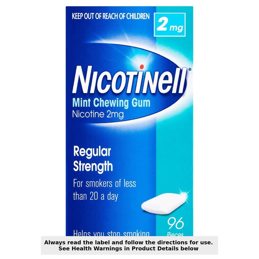 Nicotinell Chewing Gum Mint 2mg 96 Pieces
