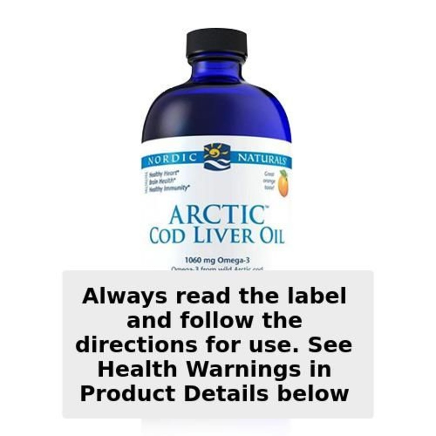 Nordic Naturals Arctic Cod Liver Oil Orange 473ml