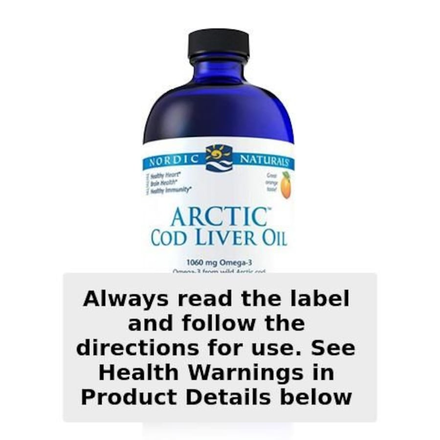 Nordic Naturals Arctic Cod Liver Oil Orange 473ml