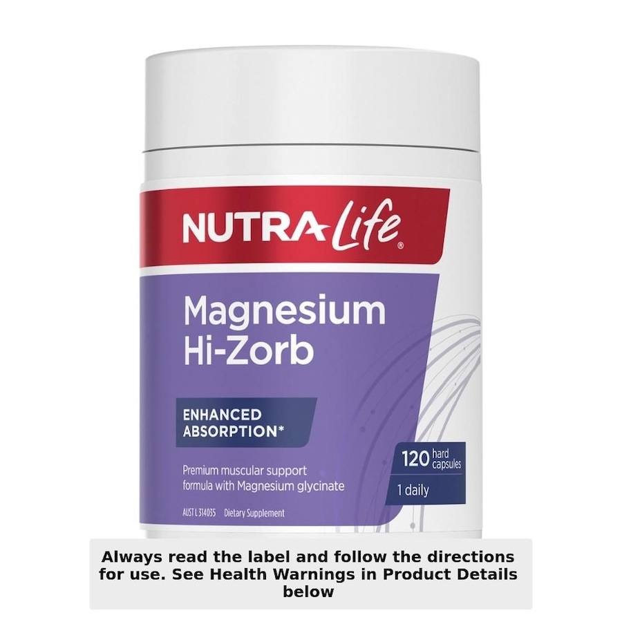 Nutra-Life Magnesium Hi-Zorb 120 Capsules