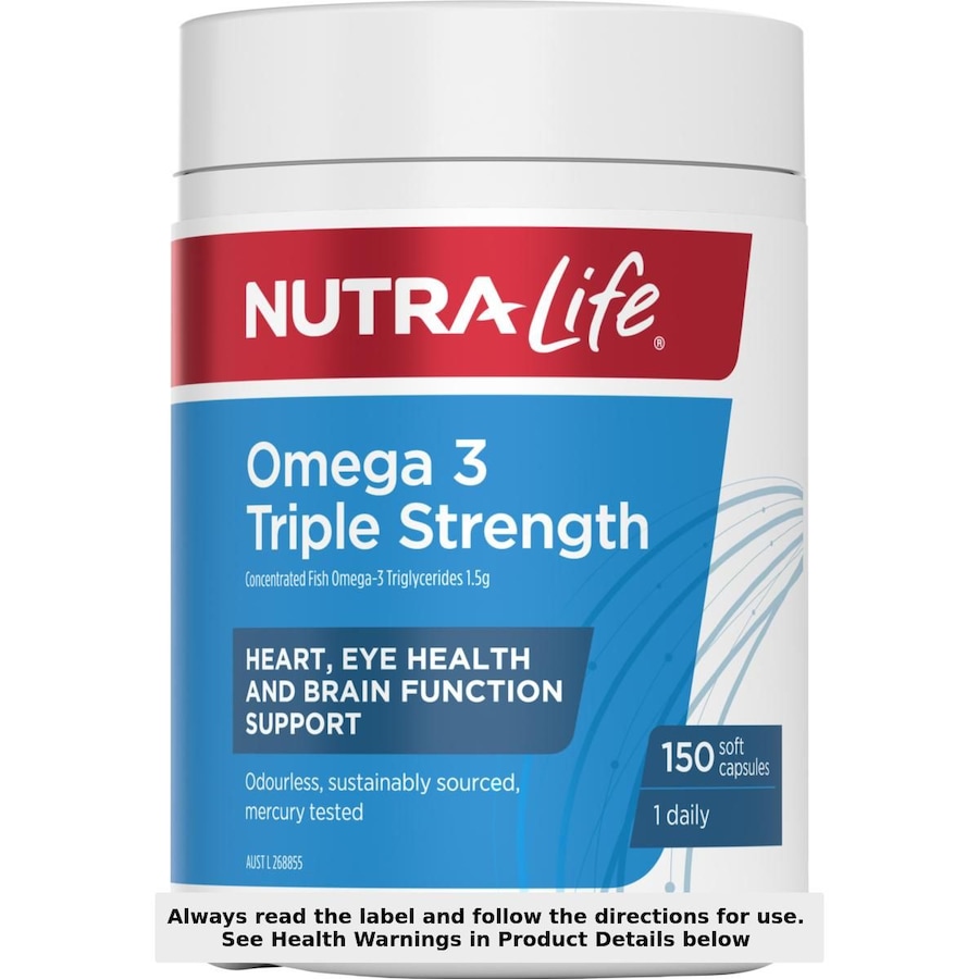 Nutra-Life Omega 3 Triple Strength 150 Capsules