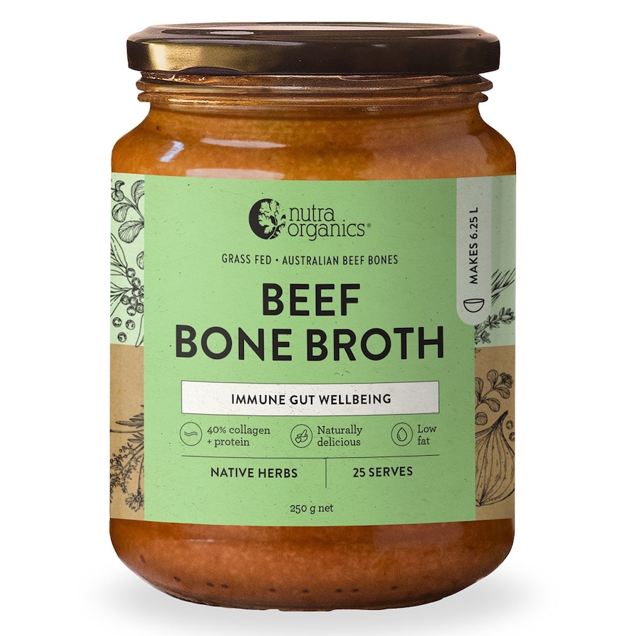 Nutra Naturals Beef Bone Broth Concentrate - Native Herbs 250g