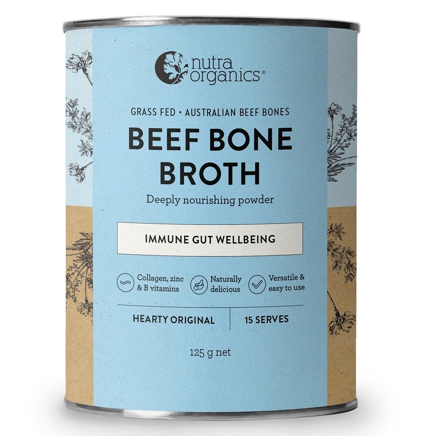 Nutra Naturals Beef Bone Broth Powder Hearty Original 125g