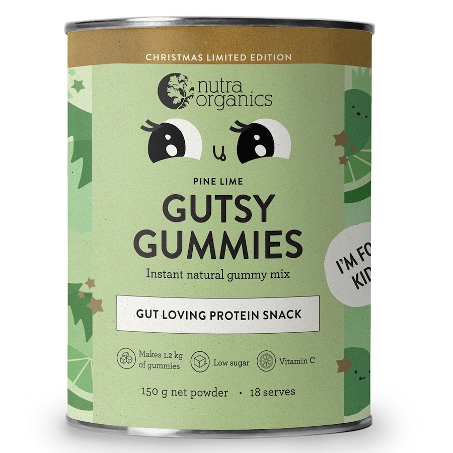 Nutra Naturals Christmas Gutsy Gummies Pine Lime 150g