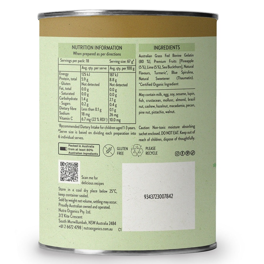 Nutra Naturals Christmas Gutsy Gummies Pine Lime 150g