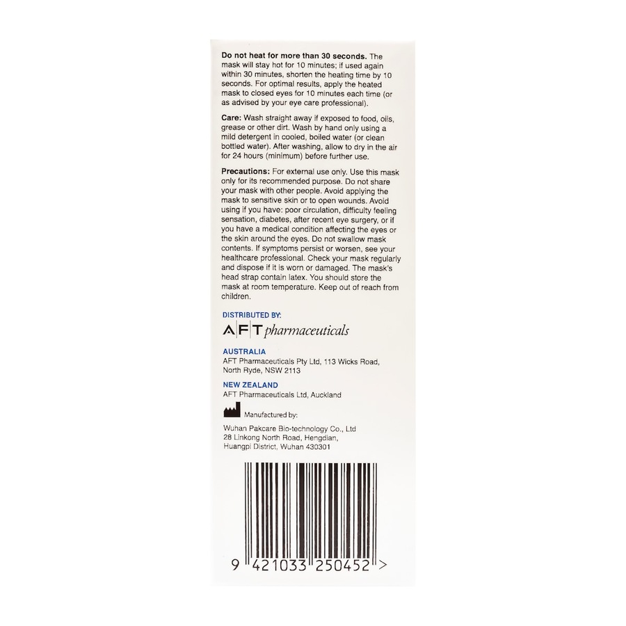 Opti-Soothe Moist Heat Eye Mask 1 Pack