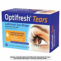 Optifresh Tears Lubricant Eye Drops 0.05% - 30 Vials
