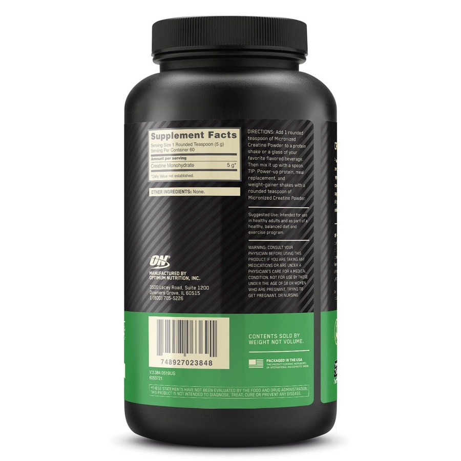 Optimum Nutrition Micronized Creatine Monohydrate Powder 300g