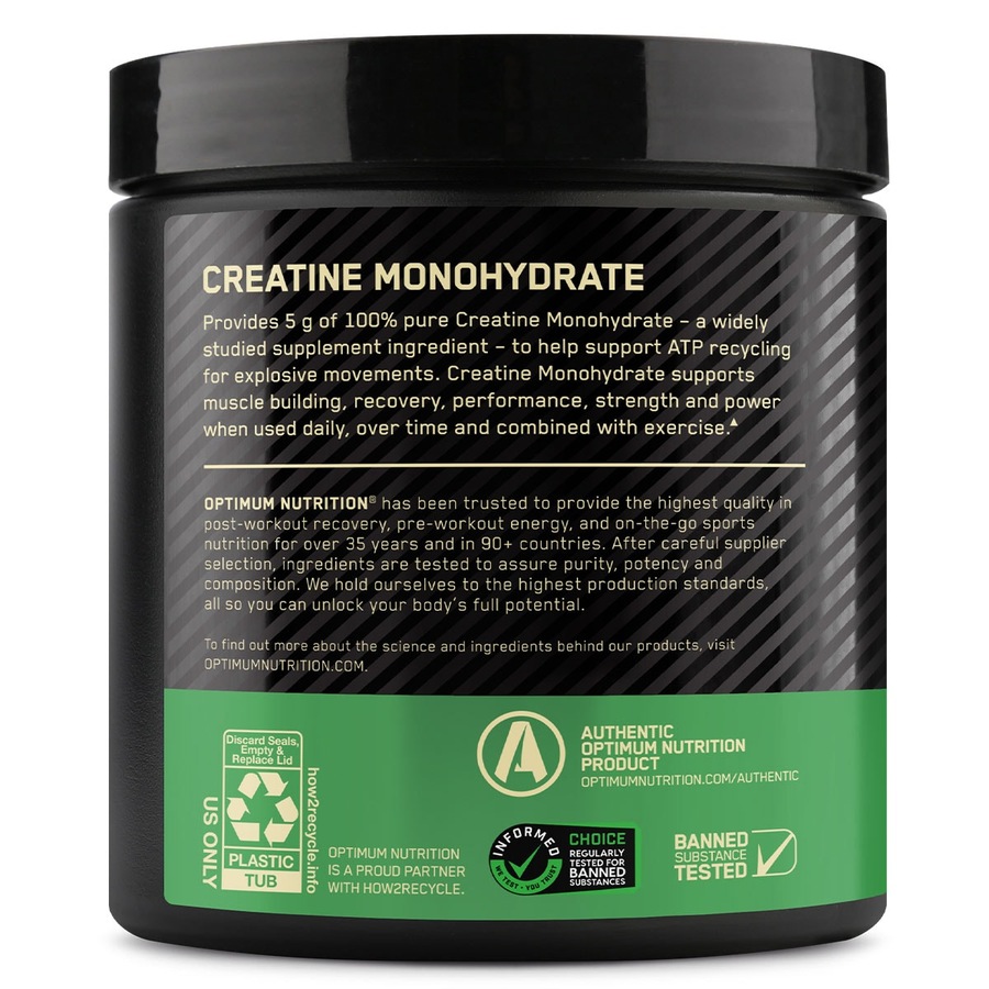 Optimum Nutrition Micronized Creatine Monohydrate Powder Blueberry Lemonade 360g