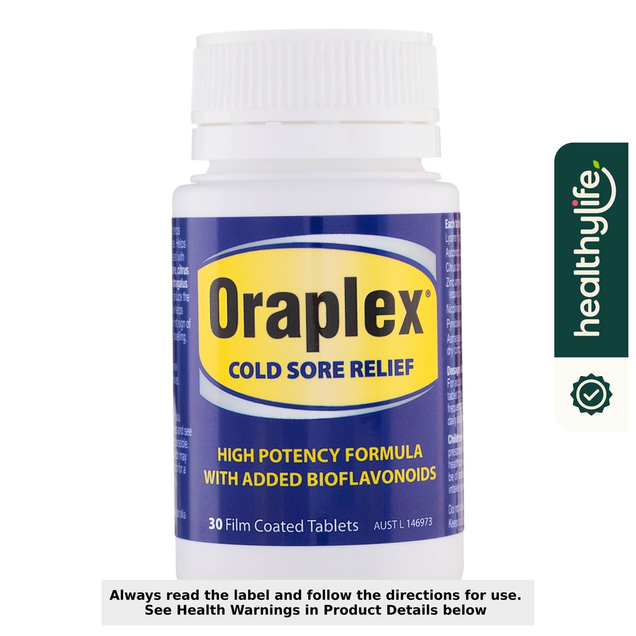 Buy Oraplex Cold Sore Relief 30 Tablets - Everyday Rewards Shop