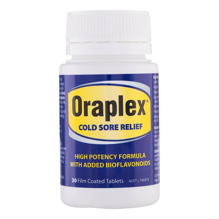 Buy Oraplex Cold Sore Relief 30 Tablets - Everyday Rewards Shop