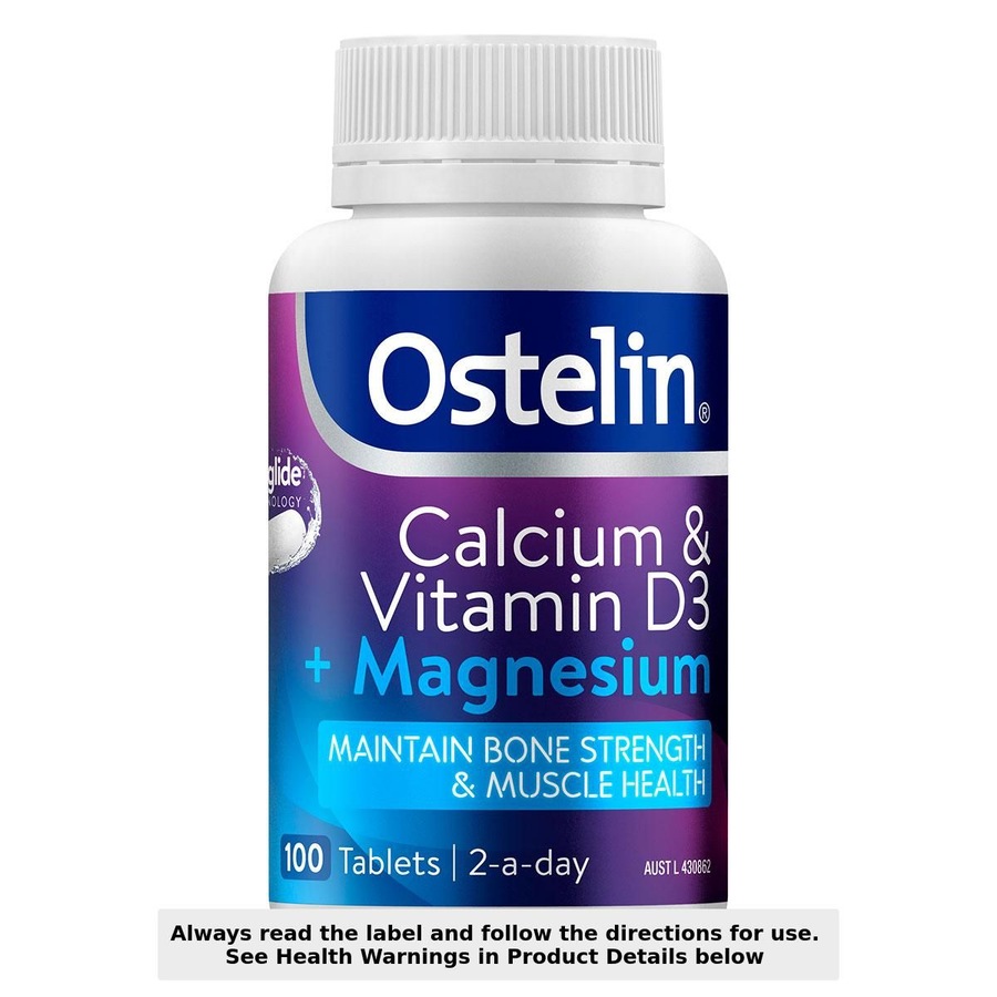 Ostelin Calcium & Vitamin D3 + Magnesium 100 Tablets
